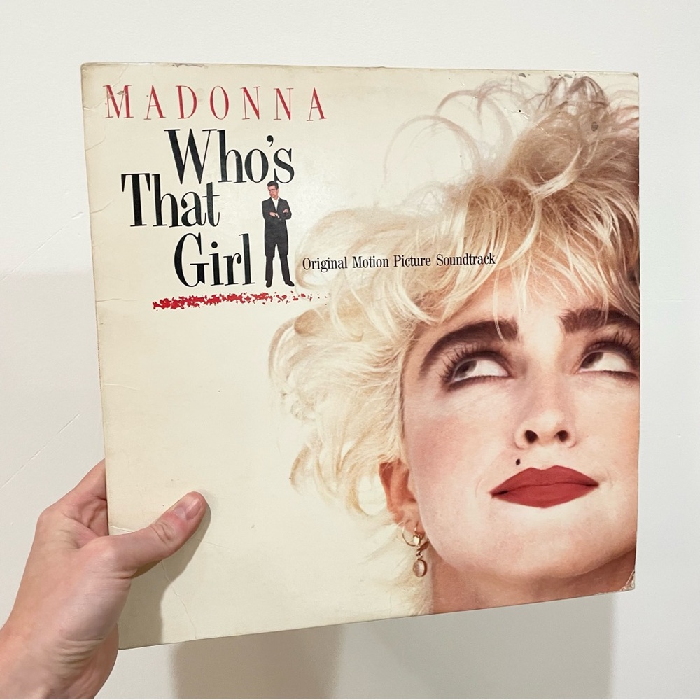 Madonna - Who's That Girl - Vintage 1987 LP Vinyl Album- Movie Soundtrack